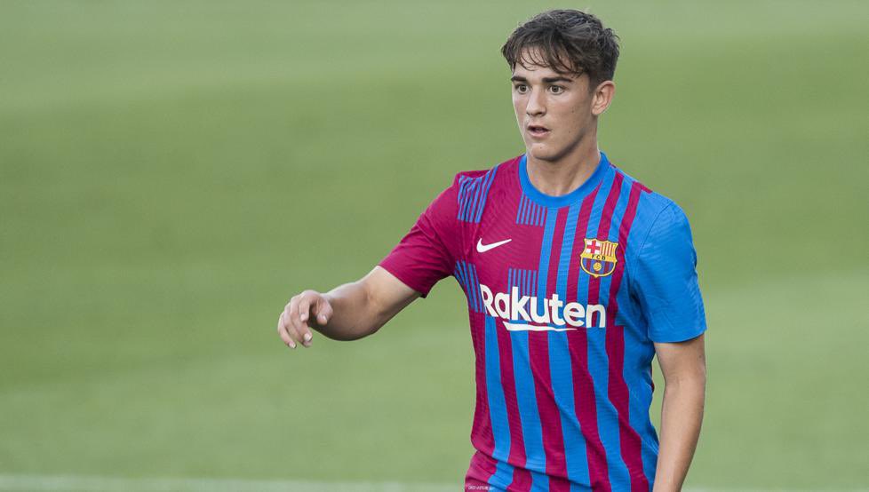Gavi on his FC Barcelona first-team debut